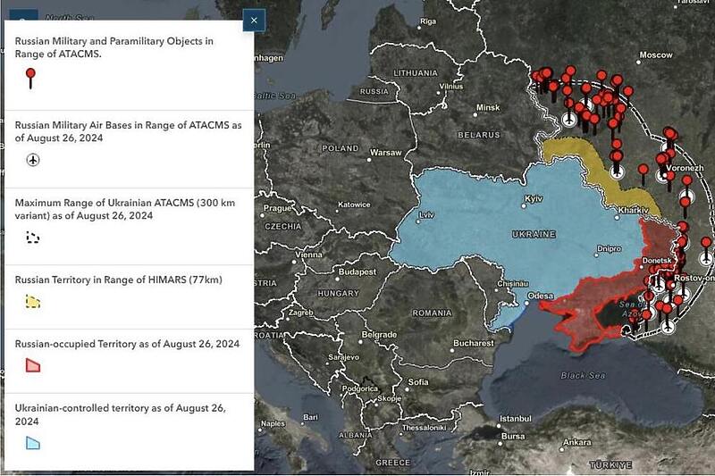 Mapa: Twitter/ Clashreport