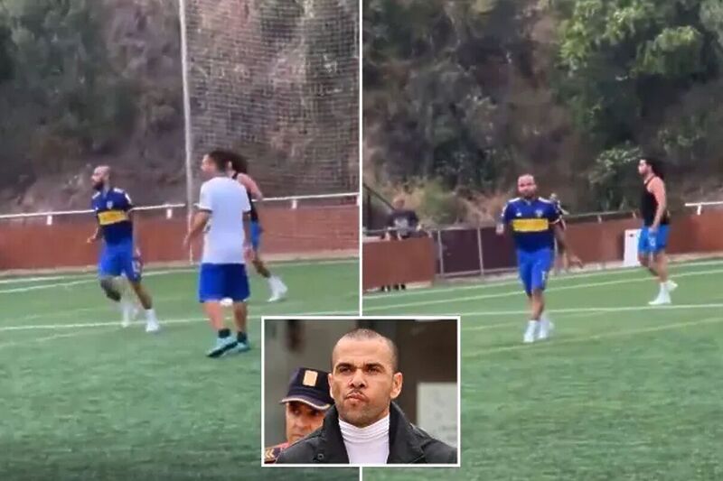 Dani Alves u dresu Boca Juniorsa (Foto: Twitter / montaža)