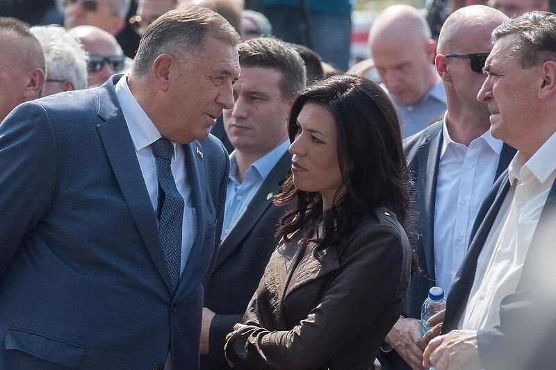 Milorad Dodik, Sanja Vulić i Obren Petrović