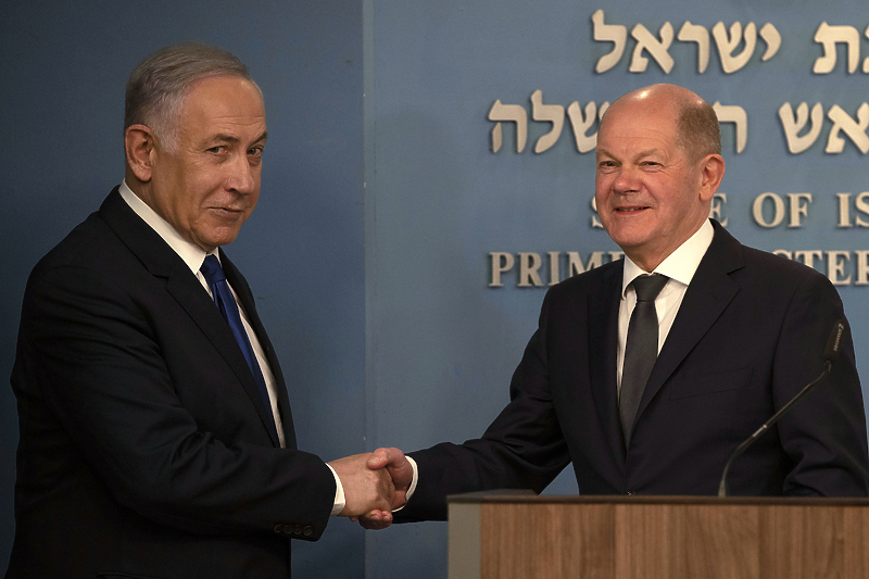 Netanyahu i Scholz (Foto: EPA-EFE)