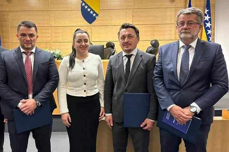 Mirza Batalović, Ilda Alibegović, Sandi Salkić i Irfan Durić (Foto: NES)