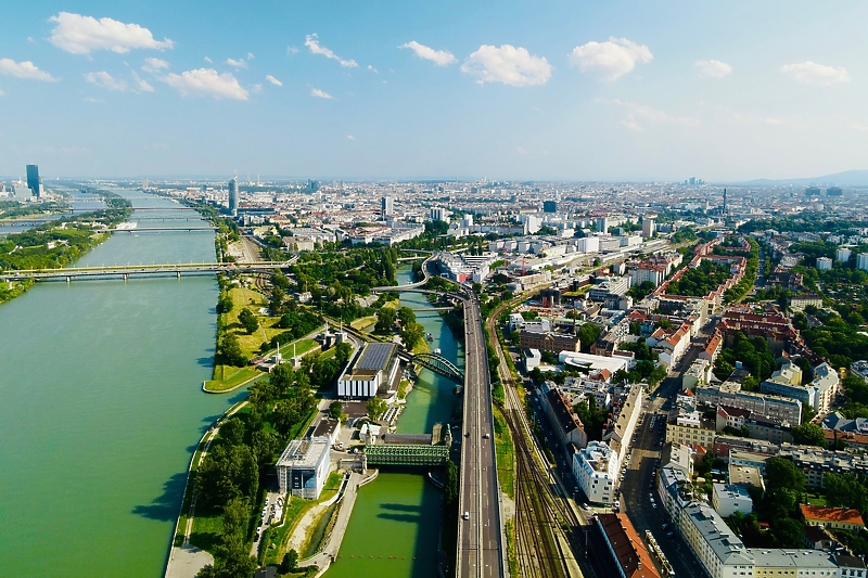 Sistem dunavskih kanala kojima se Beč štiti od poplava (Foto: Schuterstock)