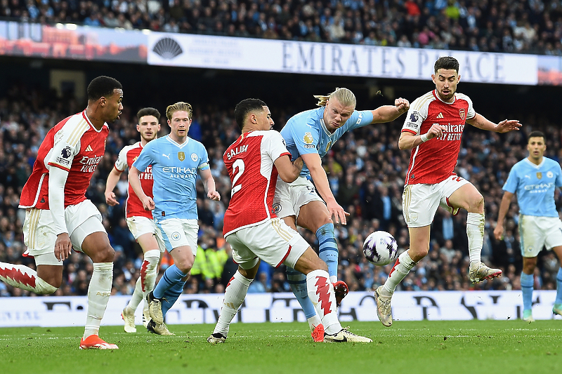 Haaland ponovo prijeti Arsenalu (Foto: EPA-EFE)