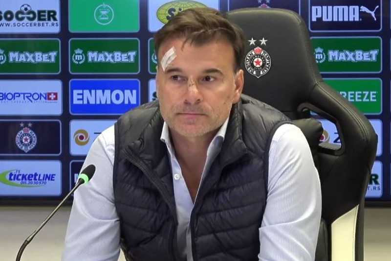 Stanojević završio s razbijenom arkadom i ogrebotinama na nosu (Foto: Mozzartsport.com)