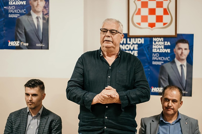 Miro Kraljević (u sredini) i Ivo Pavković (lijevo)