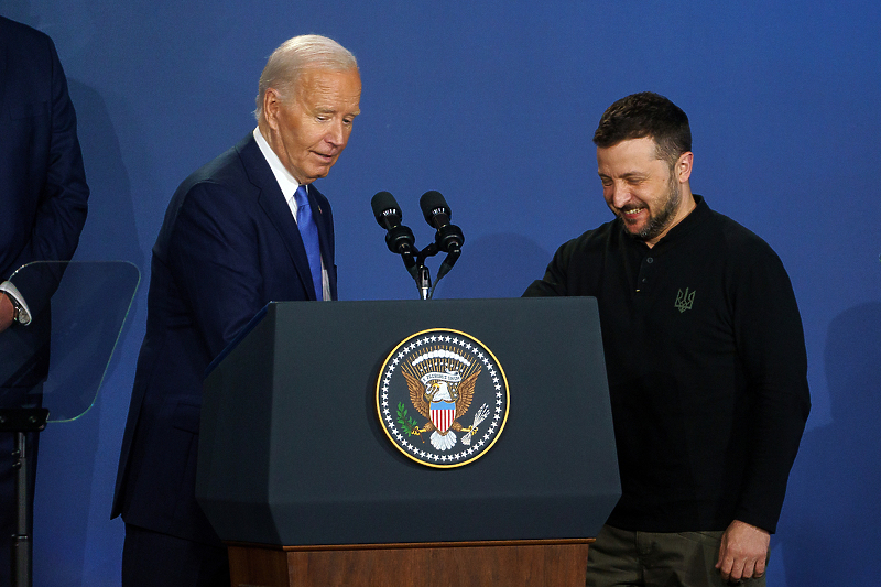 Joe Biden i Volodimir Zelenski (Foto: EPA-EFE)