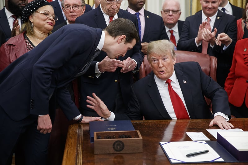 Jared Kushner i Donald Trump (Foto: EPA-EFE)