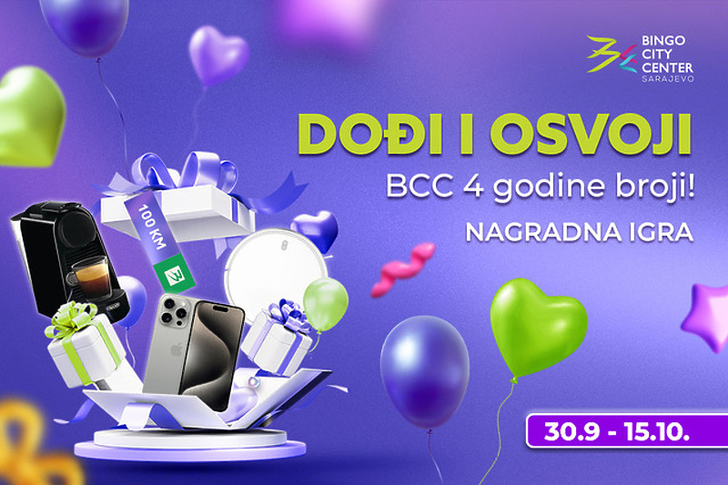 Bingo City Centar Sarajevo slavi 4. rođendan