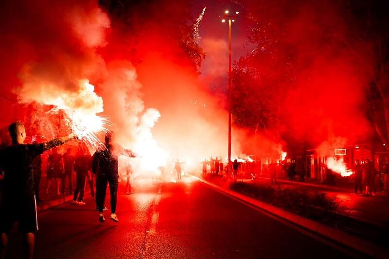 Ultrasi "zapalili" Mostar (Foto: HŠK Zrinjski)