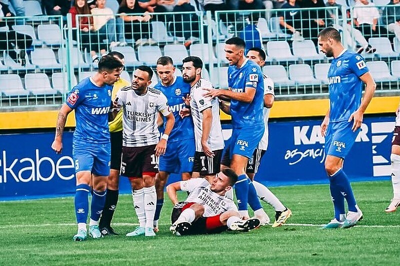 Detalj s utakmice u Širokom Brijegu (Foto: FK Sarajevo)