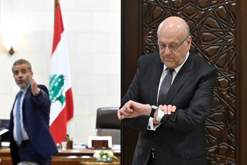 Premijer Libana Najib Mikati (lijevo) (Foto: EPA-EFE)