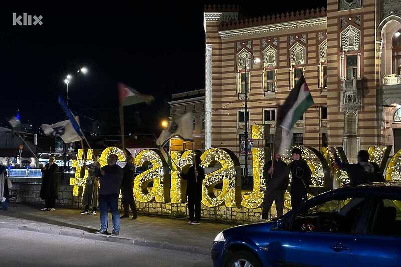 Celebrations in Sarajevo following Iran’s attack on Israel Celebrations in Sarajevo following Iran’s attack on Israel
