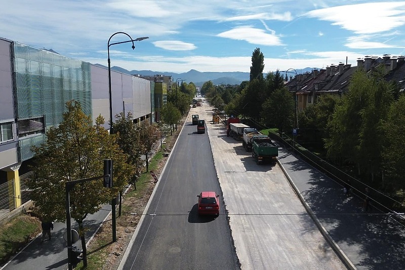 Rekonstrukcija saobraćajnice u ulici Bulevara Mimara Sinana (Foto: Vlada KS)