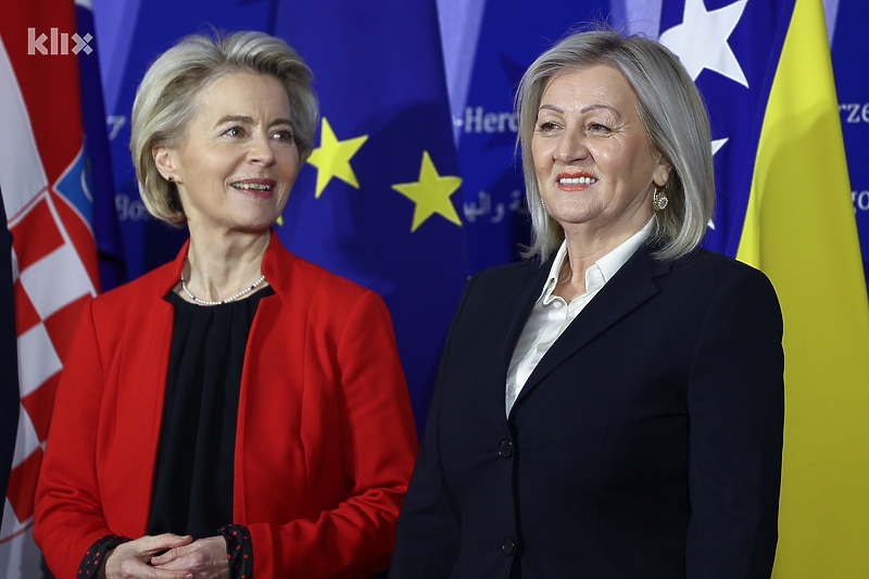 Ursula von der Leyen i Borjana Krišto (Foto: I. L./Klix.ba)