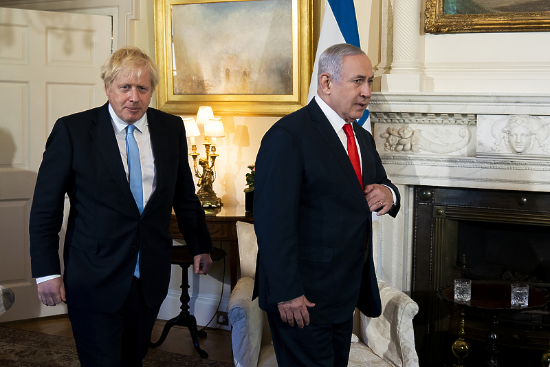 Boris Johnson i Benjamin Netanyahu (Foto: EPA-EFE)