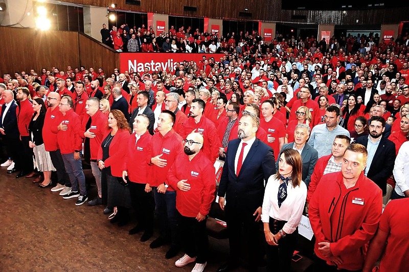 Predizborni skup SDP-a u Sarajevu (Foto: Facebook)