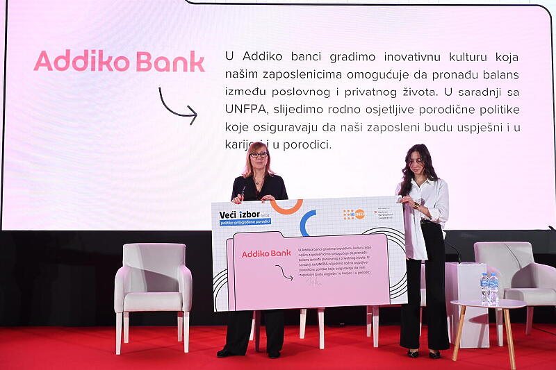 Addiko Bank d.d. Sarajevo, UNFPA i Austrijska razvojna agencija