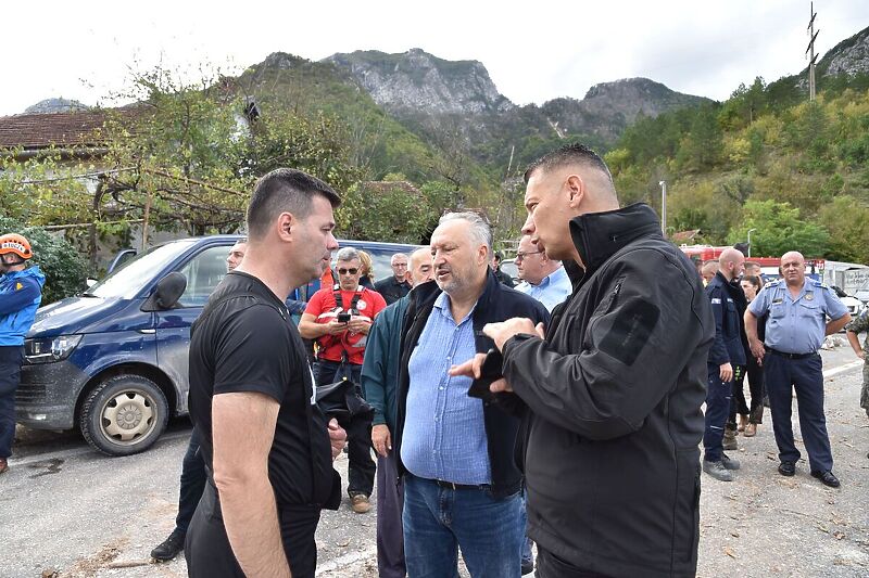 Nenad Nešić u Jablanici (Foto: Ministarstvo sigurnosti BiH)