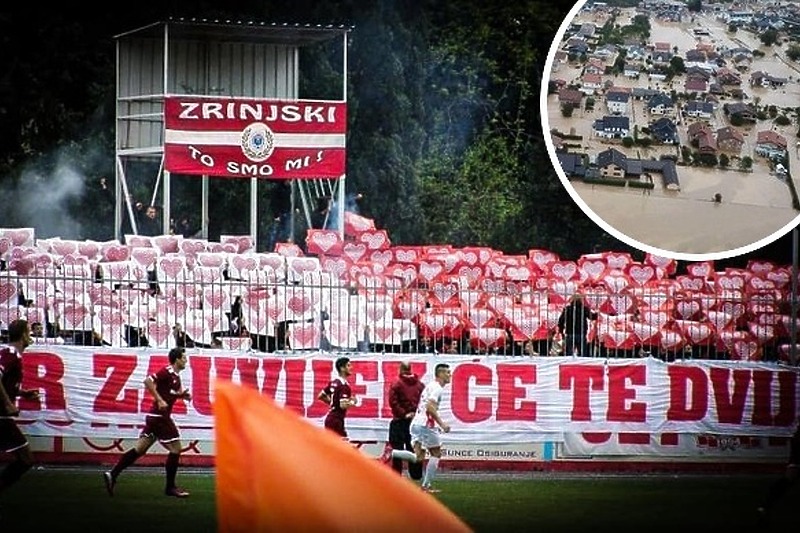 Navijači Zrinjskog se uključili u pomoć (Foto: Ultrasi)