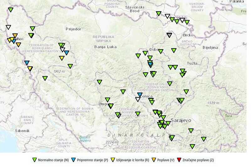 Izvor: Agencija za vodno područje rijeke Save