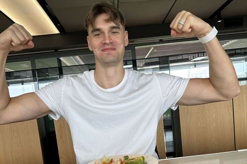 Mario Hezonja poslije bolesti (Foto: Twitter)