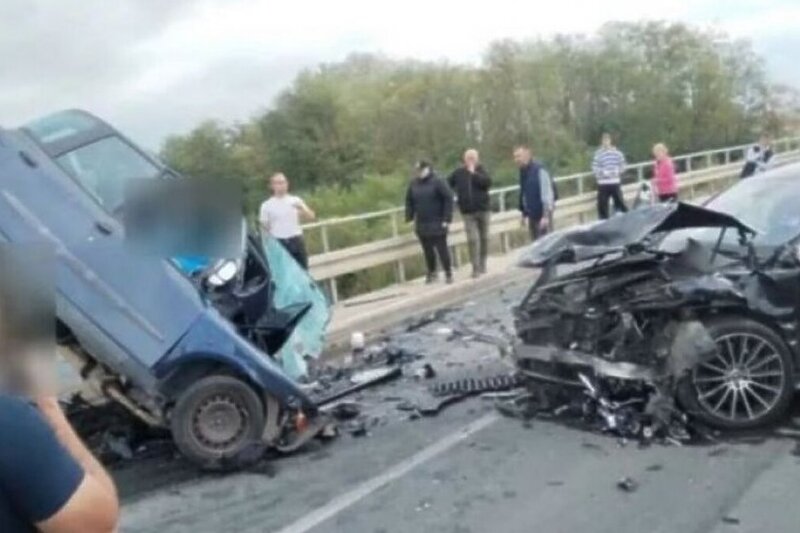 Teška nesreća kod Bačkog Petrovca, Srbija, u kojoj je učestvovao Tomislav Petrović (Foto: Telegraf)