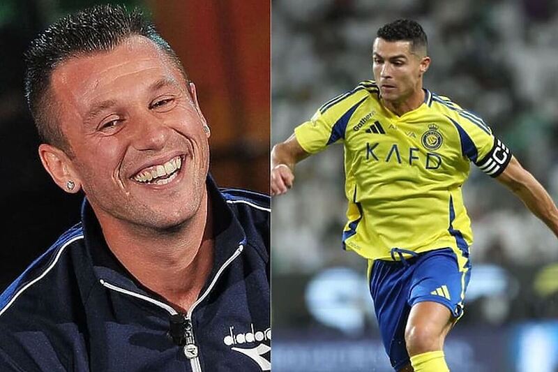 Antonio Cassano i Cristiano Ronaldo (Foto: Twitter)