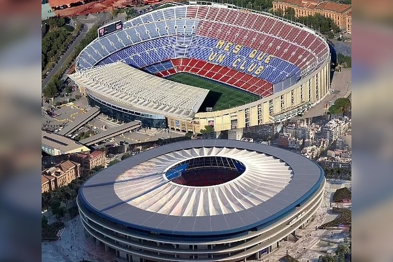 Novi izgled Camp Nou stadiona (Foto: Twitter)