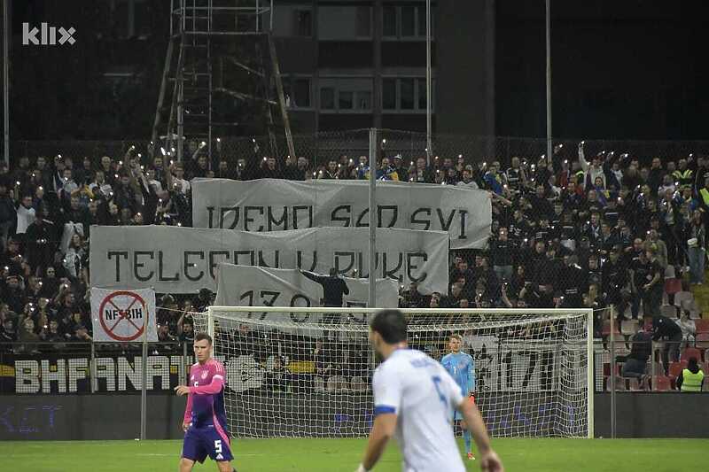 Parola BH Fanaticosa protiv Njemačke (Foto: I. Š./Klix.ba)