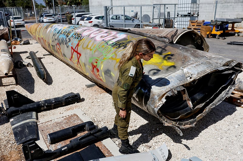 Izraelska vojska prikazuje iranske balističke rakete (Foto: Reuters)