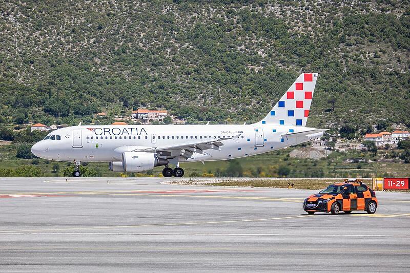 Avion Airbus A319 u vlasništvu kompanije Croatia Airlines (Foto: Pixsell/Grgo Jelavic)