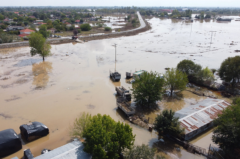 Poplave u Grčkoj 2020. godine (Foto: EPA-EFE)