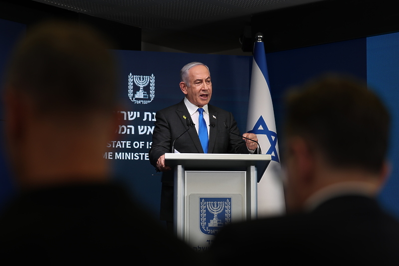 Benjamin Netanyahu pod pritiskom porodica izraelskih taoca (Foto: EPA-EFE)