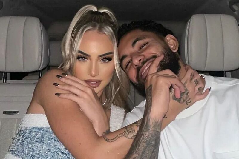 Alisha Lehmann i Douglas Luiz (Foto: Instagram)