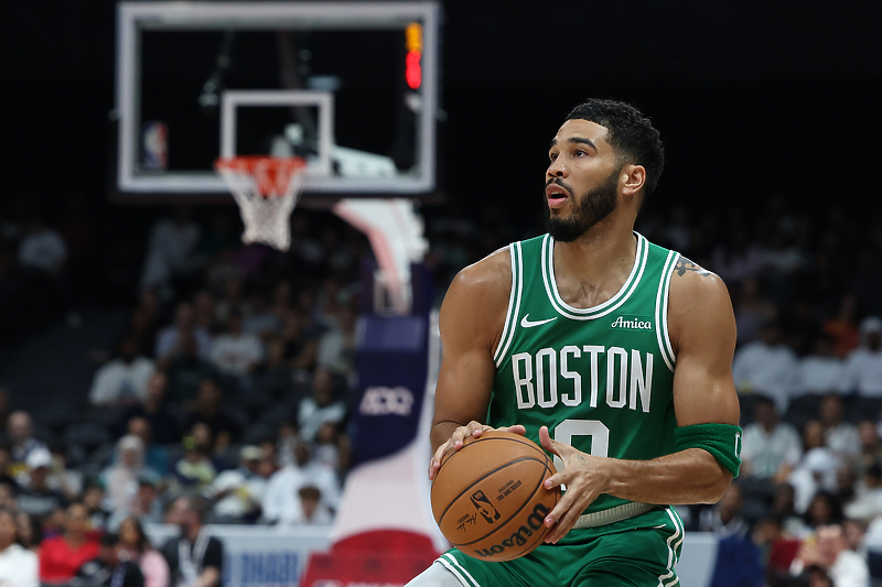 Jayson Tatum je ubacio osam trojki (Foto: EPA-EFE)