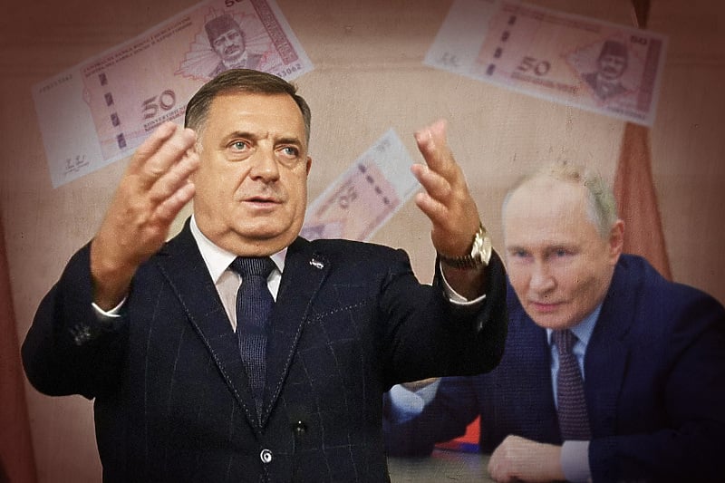 Milorad Dodik u BRICS-u vidi priliku da glumi "neizolovanost" (Ilustracija: A.L./Klix.ba)