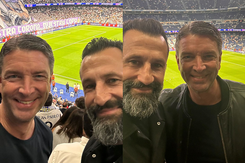 Hasan Salihamidžić na Santiago Bernabeu (Foto: Instagram)