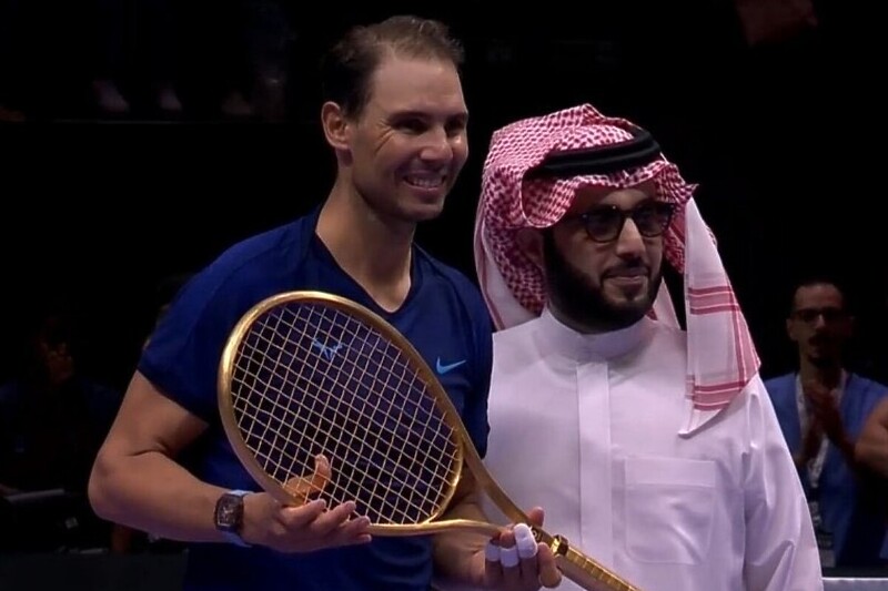 Nadal i Turki sa zlatnim reketom (Foto: Screenshot)