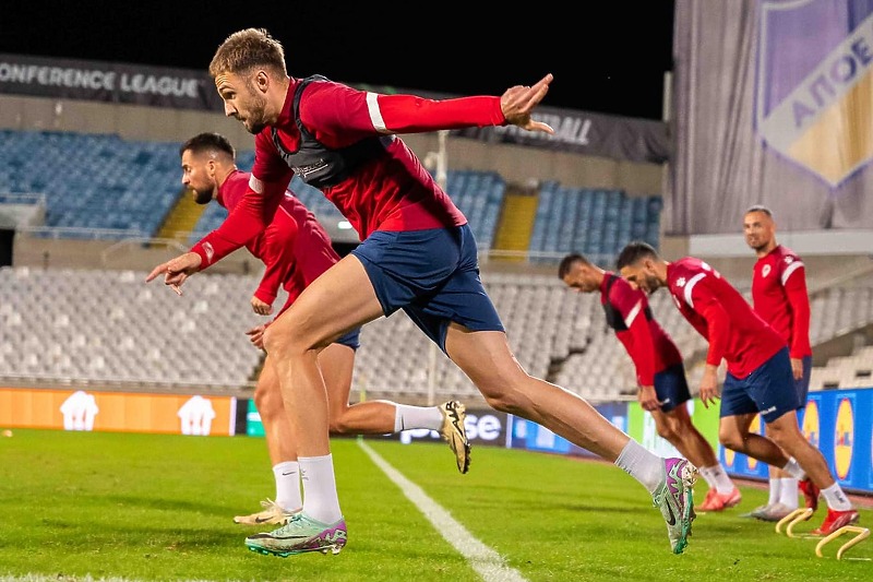 Banjalučani su sinoć odradili trening u Nicosiji (Foto: FK Borac)