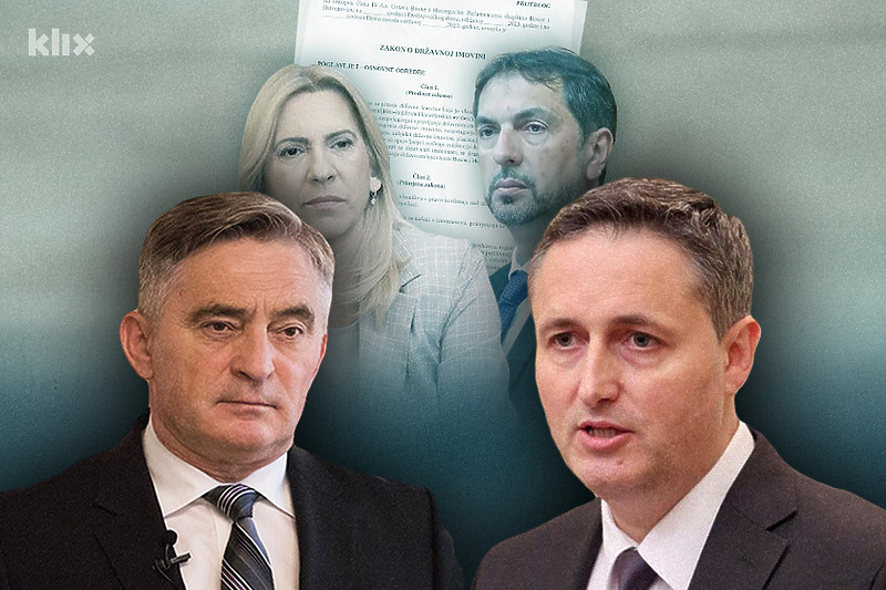 Komšić i Bećirović prijedlog usvojili u saglasnosti s Ustavom BiH (Ilustracija: A.L./Klix.ba)