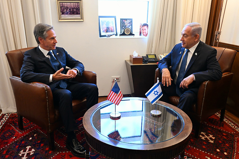 Antony Blinken i Benjamin Netanyahu (Foto: EPA-EFE)