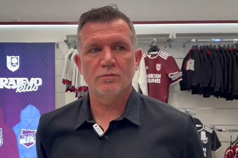 Zekić se nada novoj pobjedi (Foto: Screenshot/FK Sarajevo)