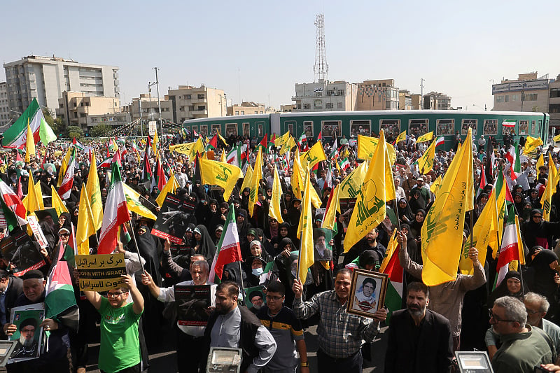 Protesti u Iranu nakon izraelskog napada (Foto: Reuters)