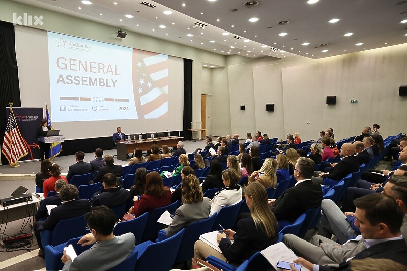 Predstavljanje izvještaja Američke trgovačke komore (AmCham) u Sarajevu (Foto: I. Š./Klix.ba)