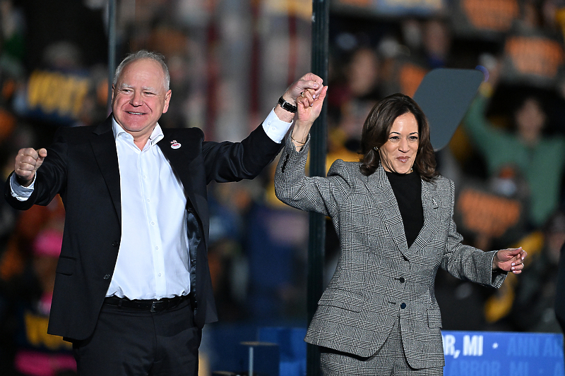 Tim Walz i Kamala Harris predstavili su se kao posljednja brana pred Trumpom (Foto: EPA-EFE)