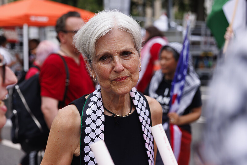 Jill Stein na pro-palestinskom protestu u Washingtonu (Foto: EPA-EFE)