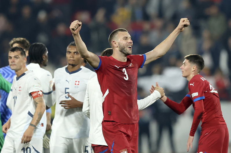 Srbija je nadigrala Švicarsku 2:0 (Foto: EPA-EFE)