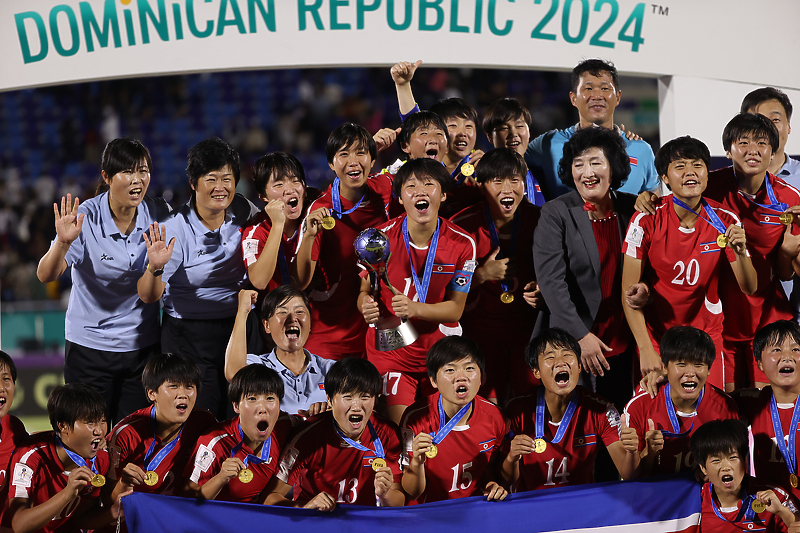 Veliko slavlje igračica iz Sjeverne Koreje (Foto: EPA-EFE)