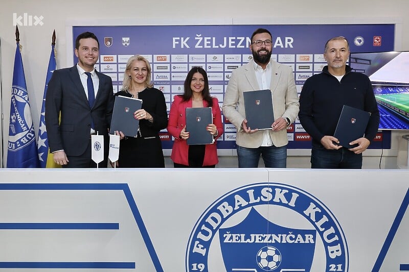 Potpisan sporazum o izgradnji južne tribine stadiona Grbavica (Foto: I. Š./Klix.ba)