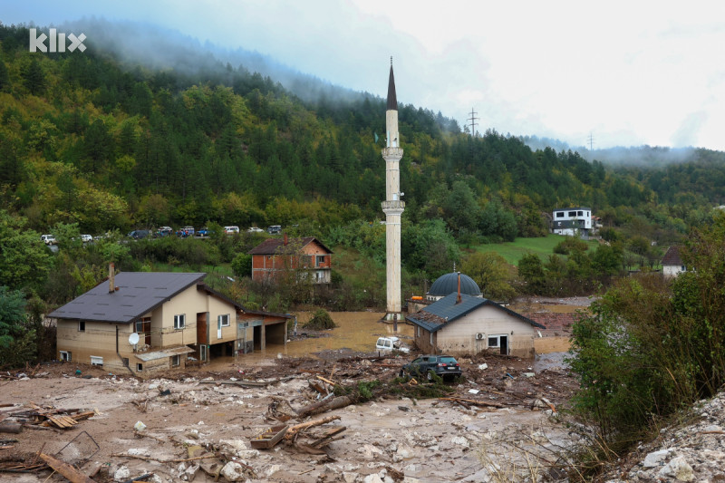 Donja Jablanica nakon poplava i klizišta (Foto: Klix.ba)